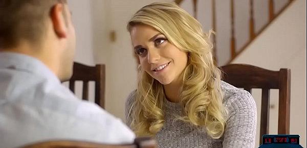  Teen babysitter Mia Malkova fucks the guy during interview